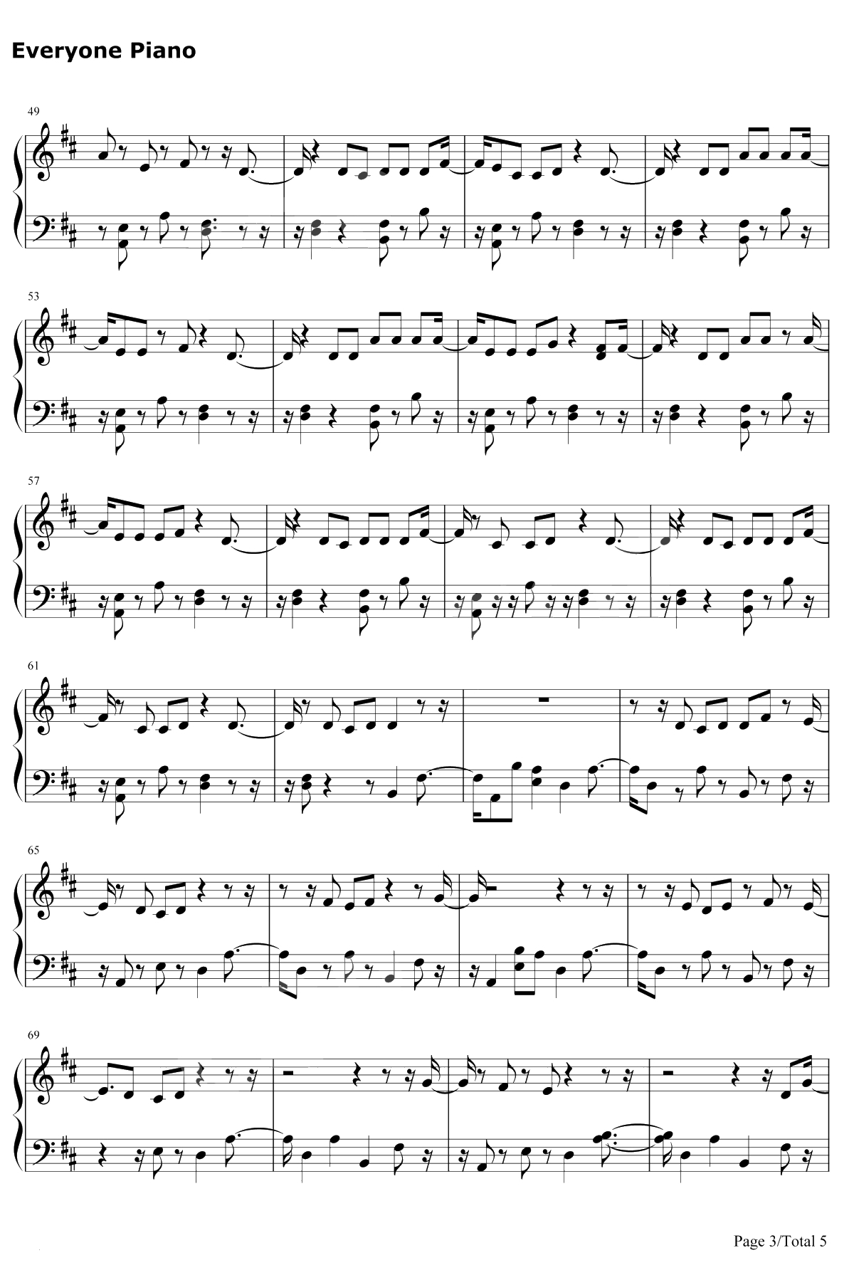 Like To Be You钢琴谱-Shawn Mendes / Julia Michaels3