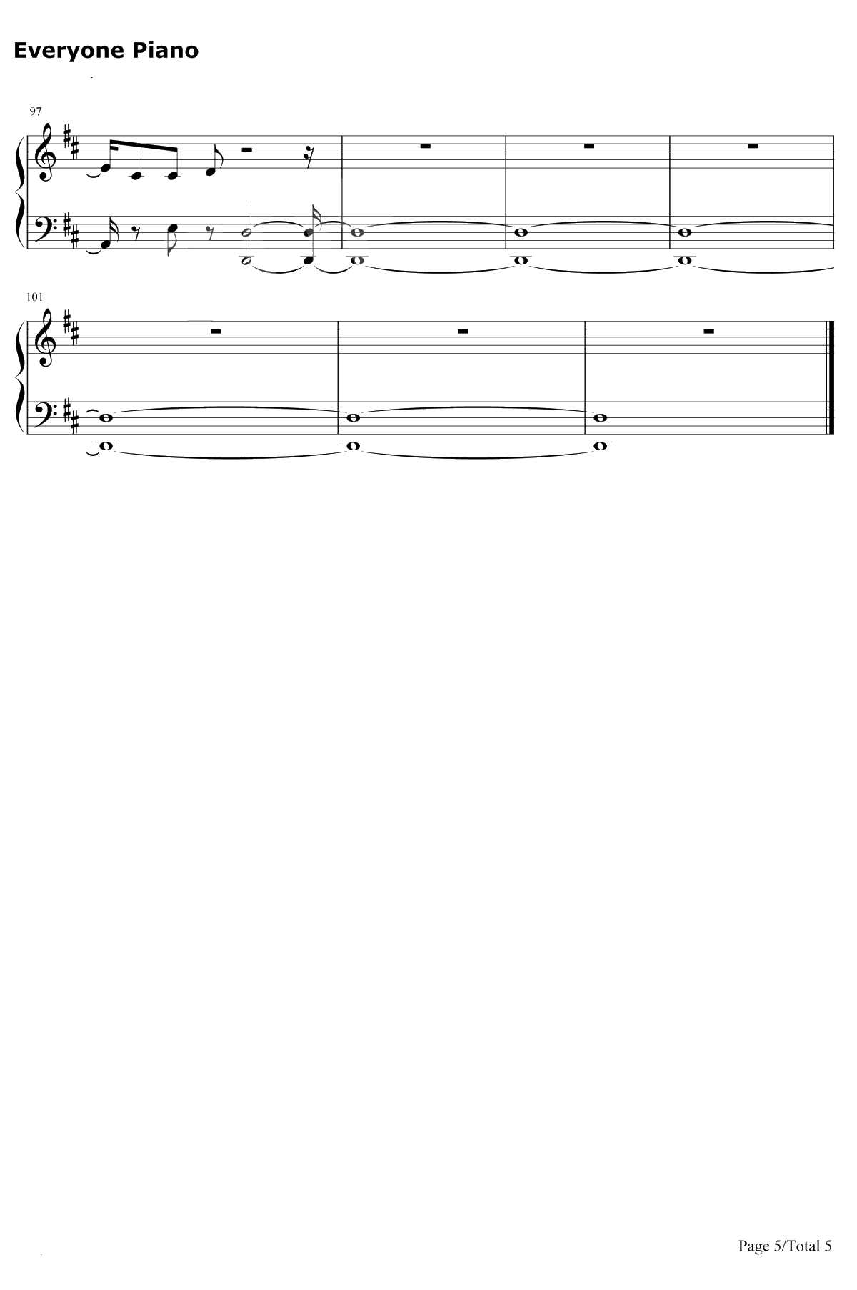 Like To Be You钢琴谱-Shawn Mendes / Julia Michaels5