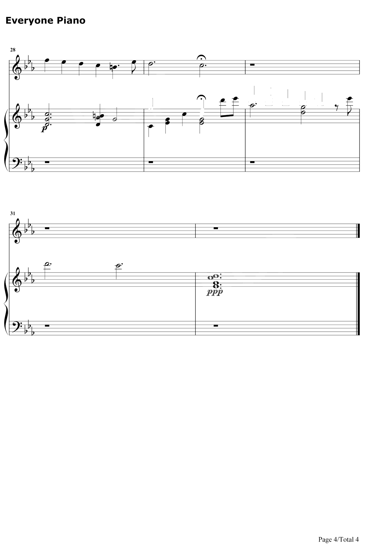 The Ultimate Price钢琴谱-Evan Call4