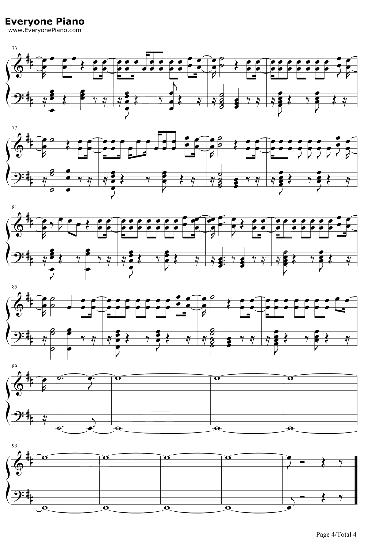 I'm Upset钢琴谱-Drake4