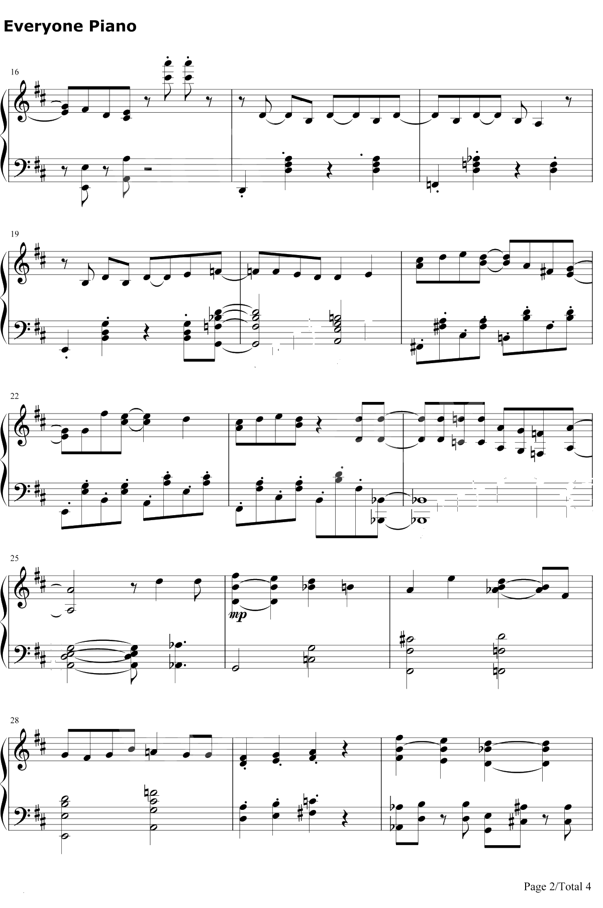 オトモダチフィルム钢琴谱-大石昌良2