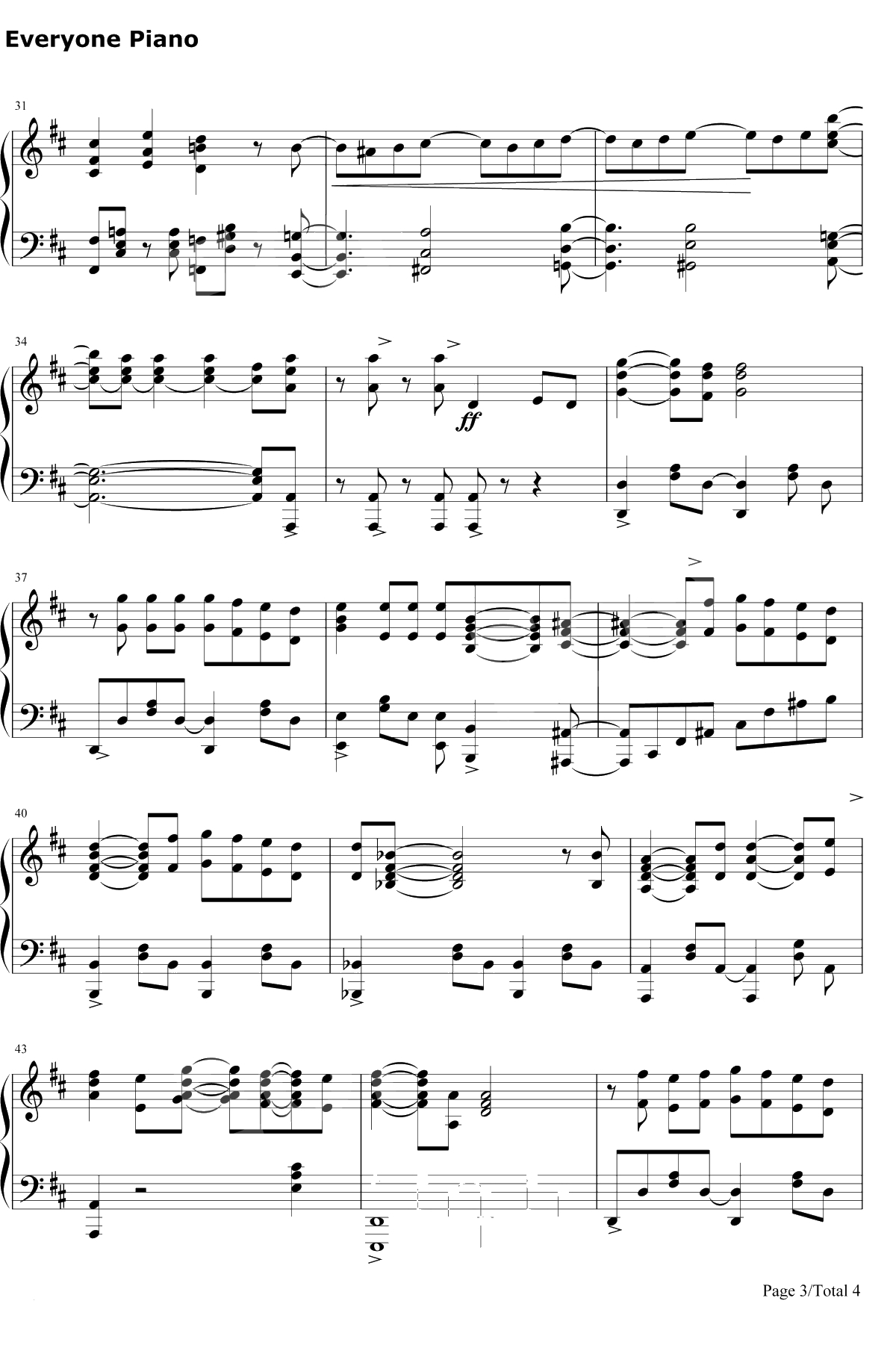 オトモダチフィルム钢琴谱-大石昌良3