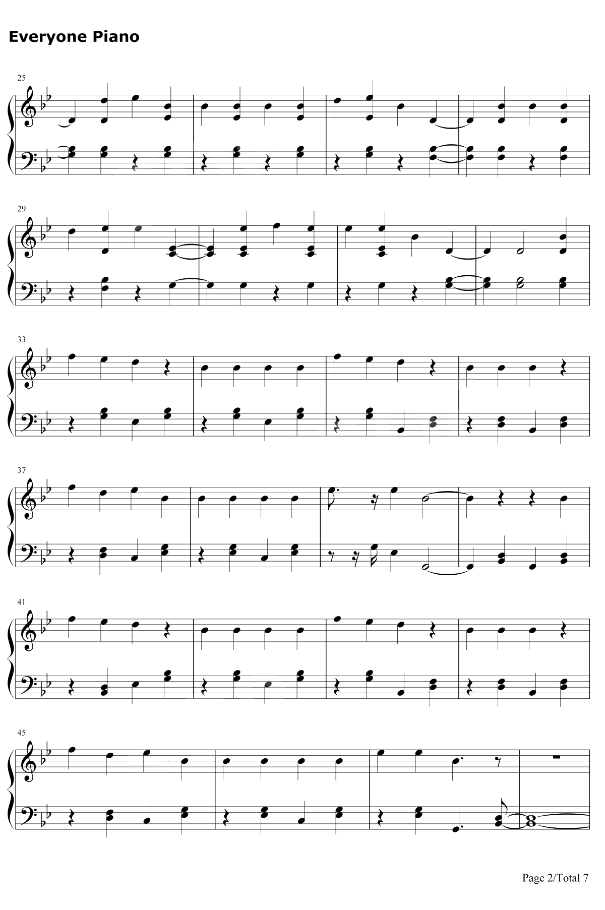 Bella钢琴谱-Wolfine2