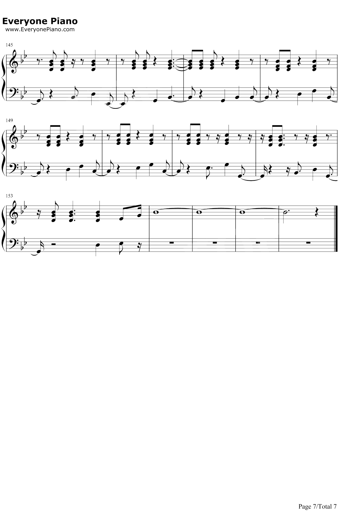 Bella钢琴谱-Wolfine7