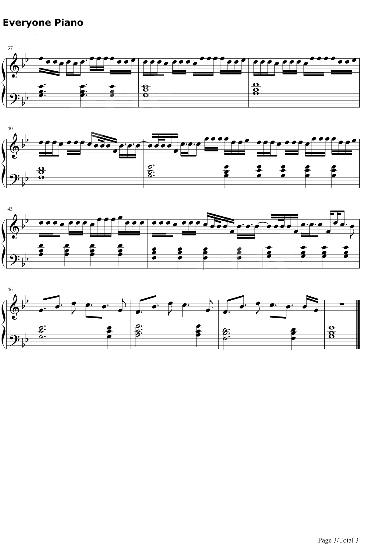 Better Now钢琴谱-Post Malone3