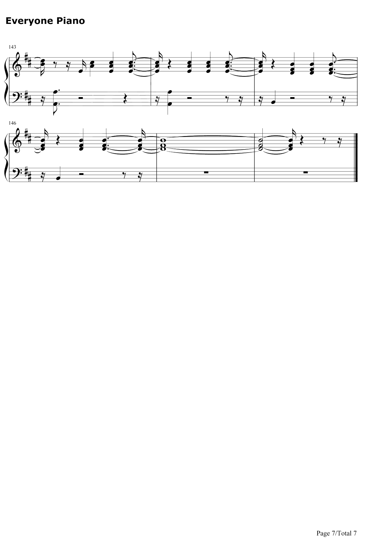 Sin Pijama钢琴谱-Becky G / Natti Natasha7