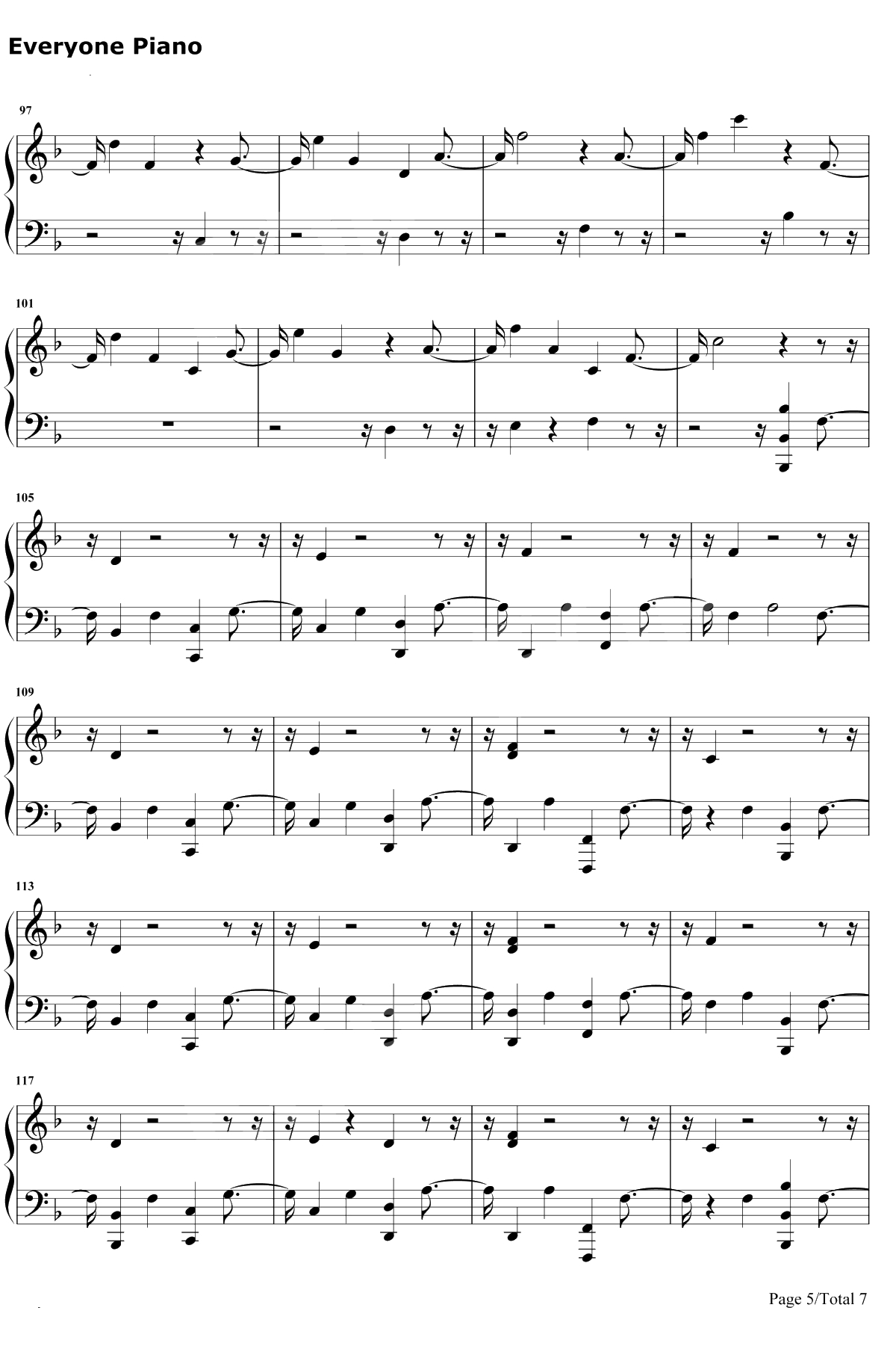 Perfectly Wrong钢琴谱-Shawn Mendes5