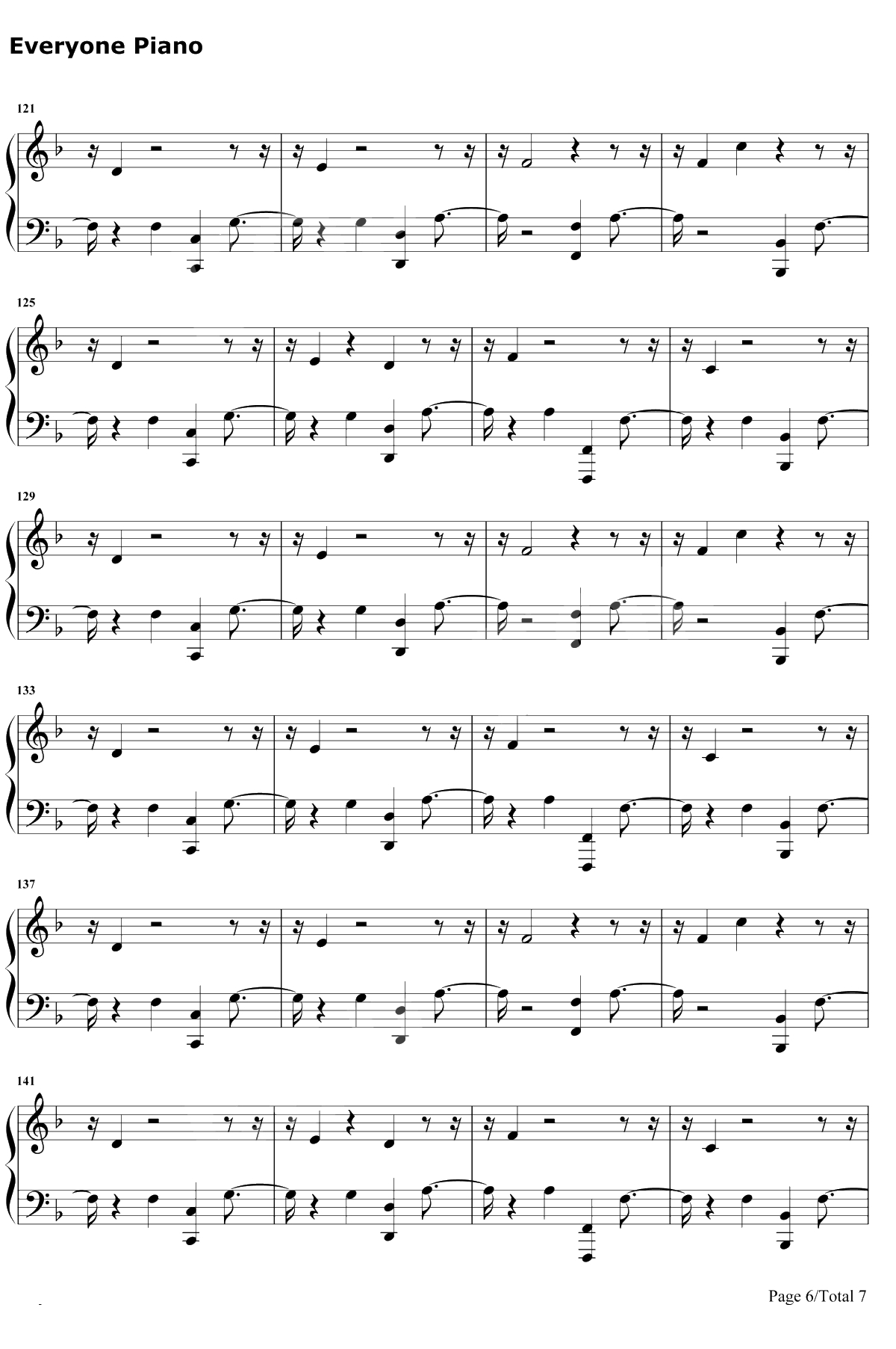 Perfectly Wrong钢琴谱-Shawn Mendes6