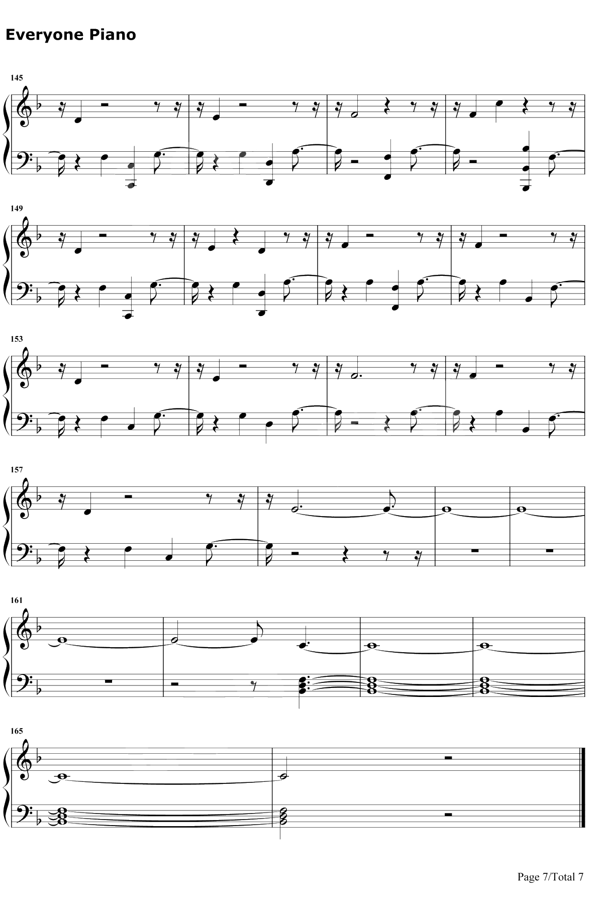 Perfectly Wrong钢琴谱-Shawn Mendes7