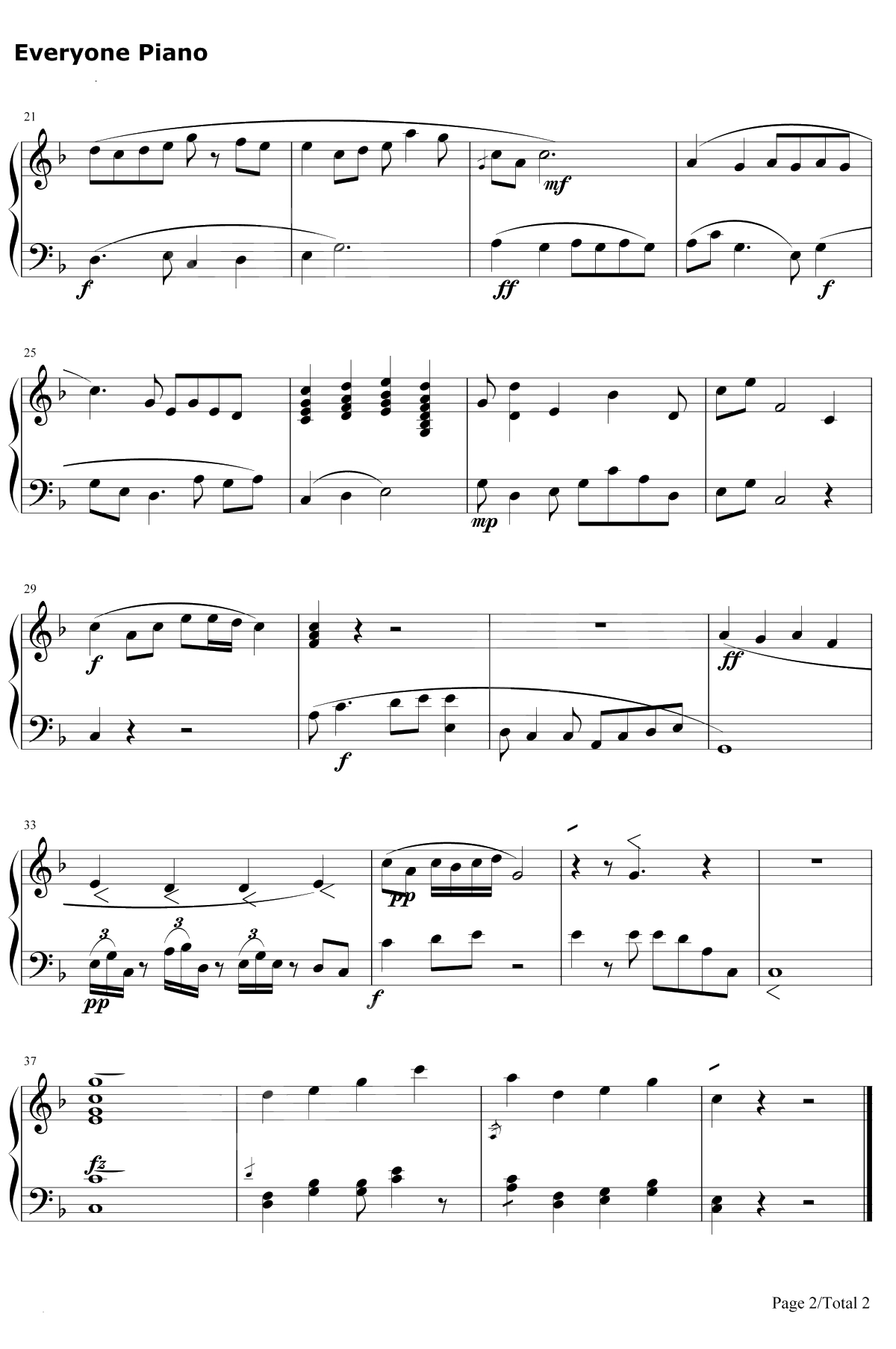 二泉映月钢琴谱-阿炳2