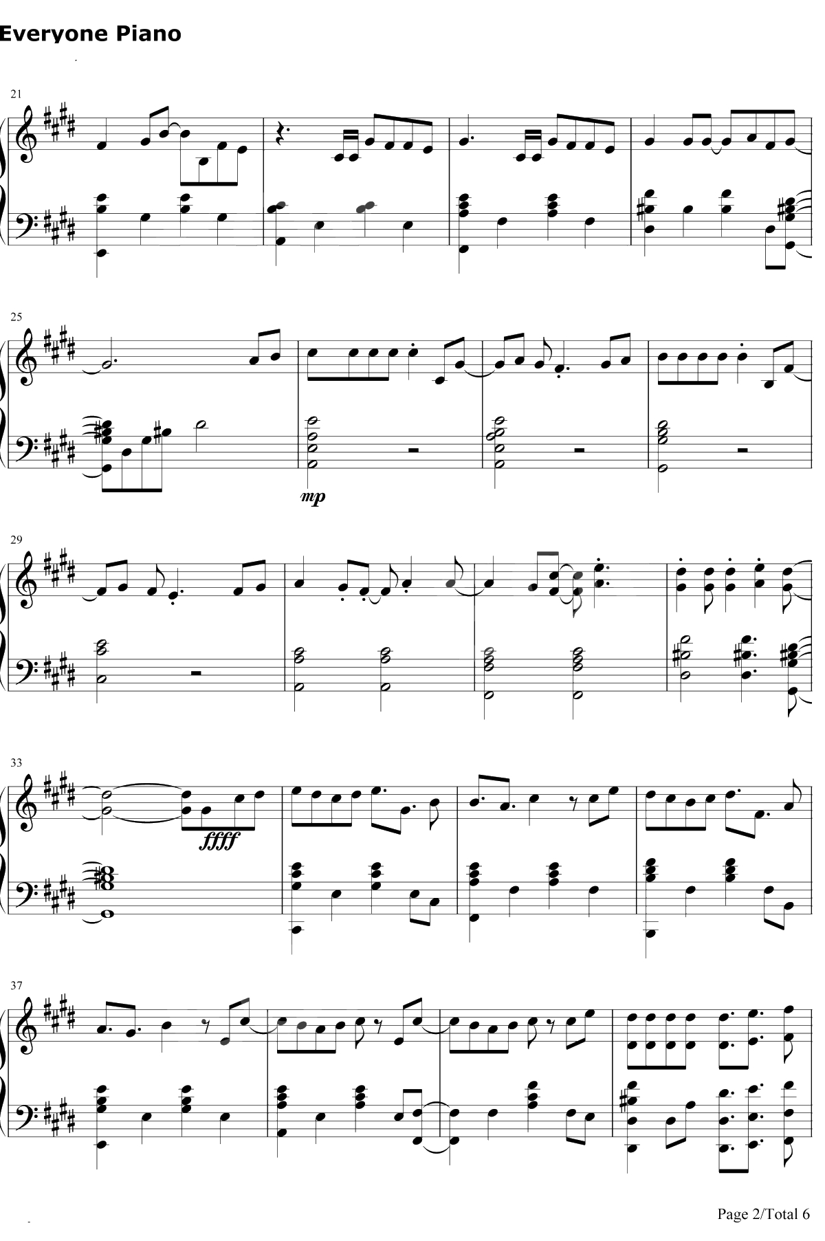 风度 钢琴谱-汪苏泷2