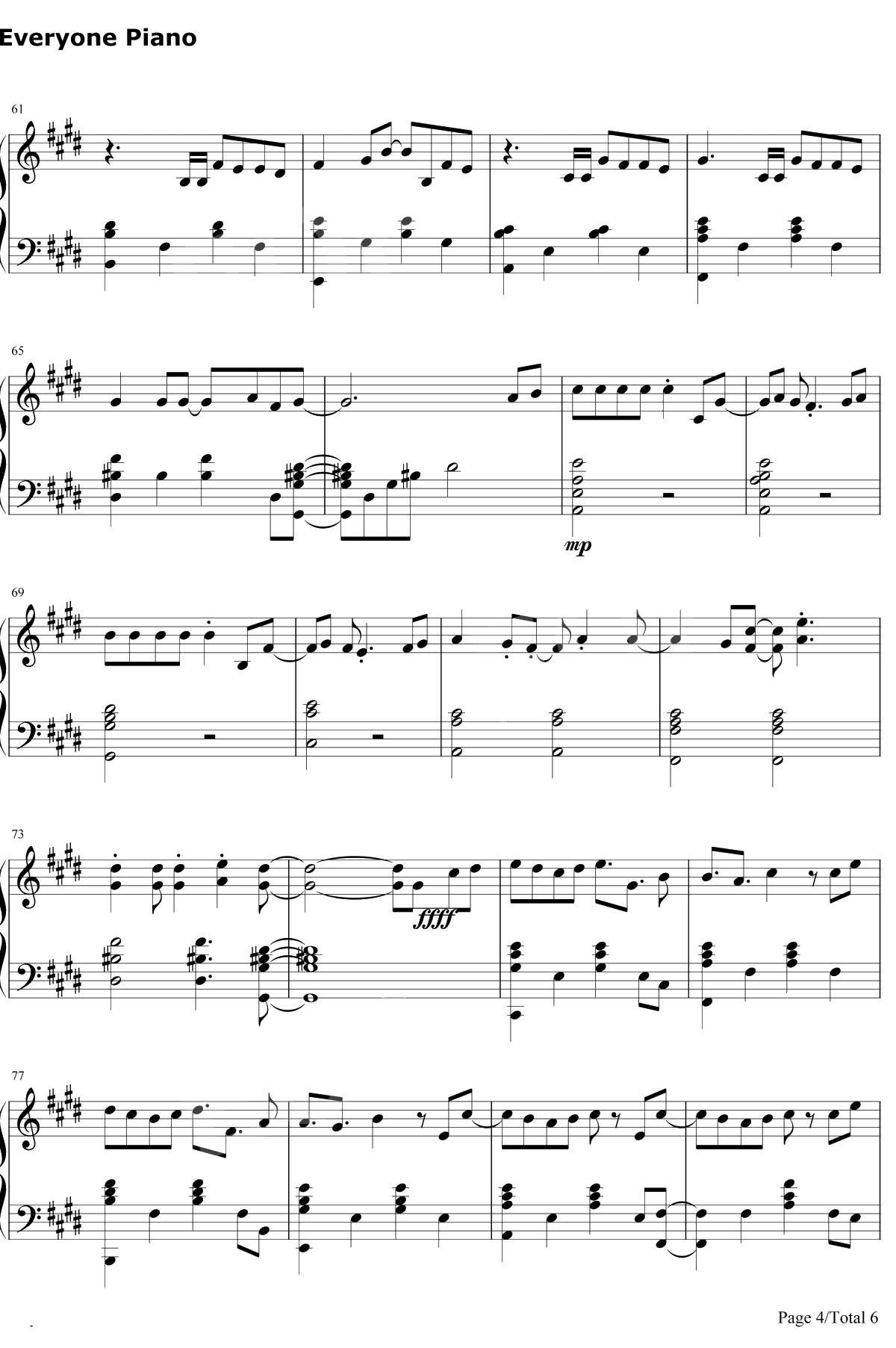 风度 钢琴谱-汪苏泷4