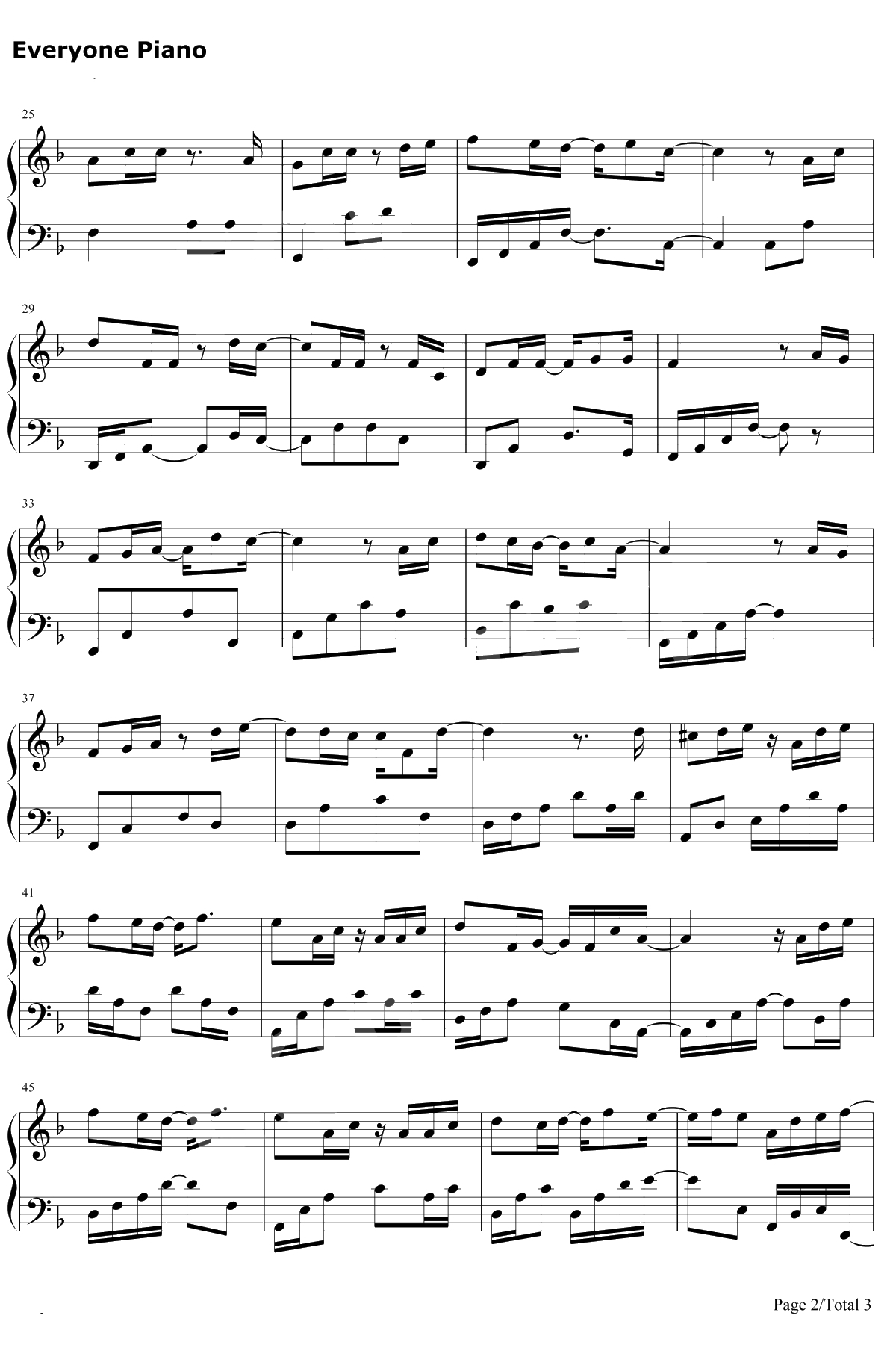 某人 钢琴谱-汪苏泷2