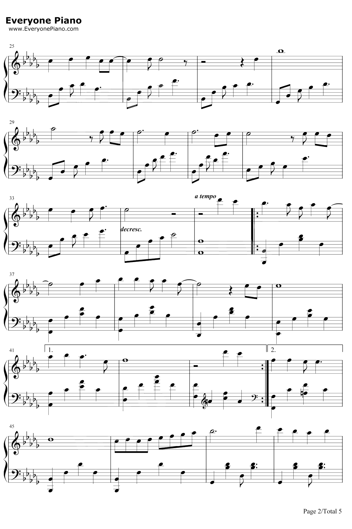 我们都是好孩子钢琴谱-王筝2