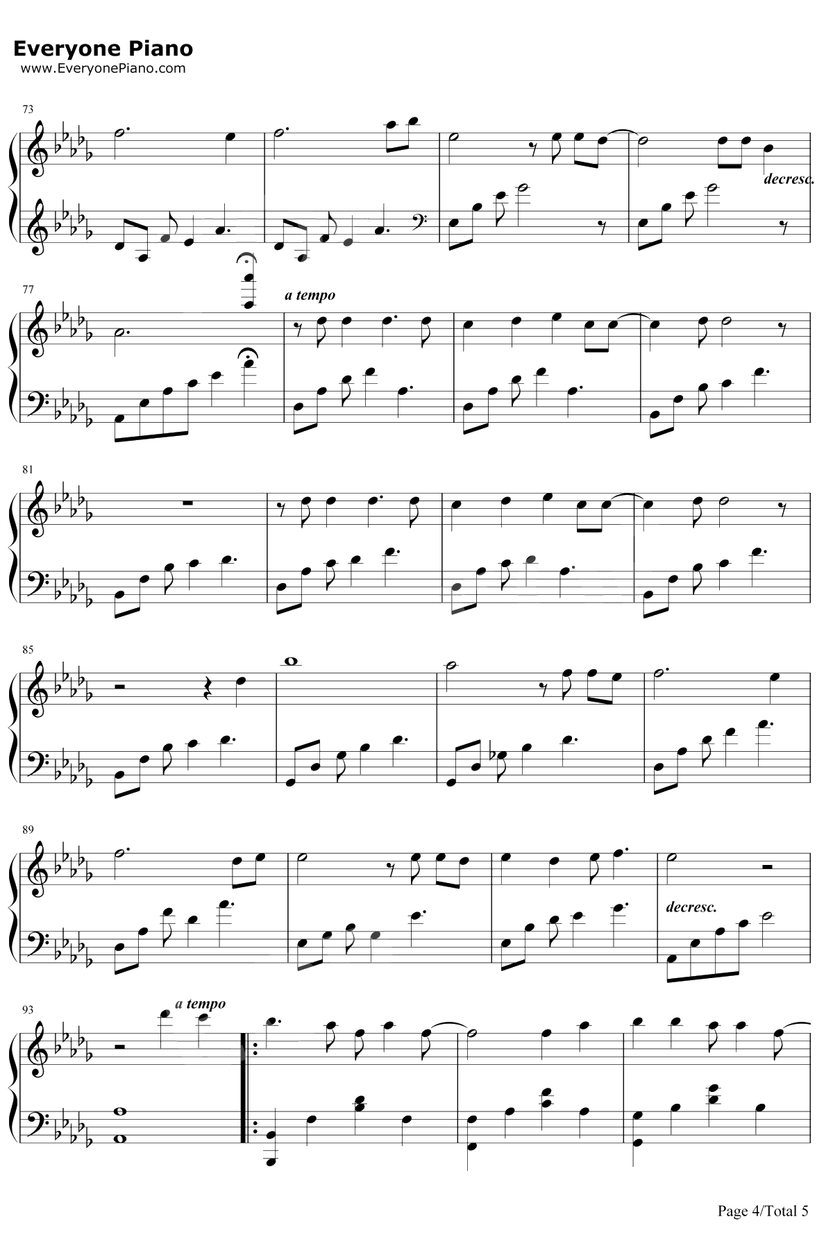 我们都是好孩子钢琴谱-王筝4