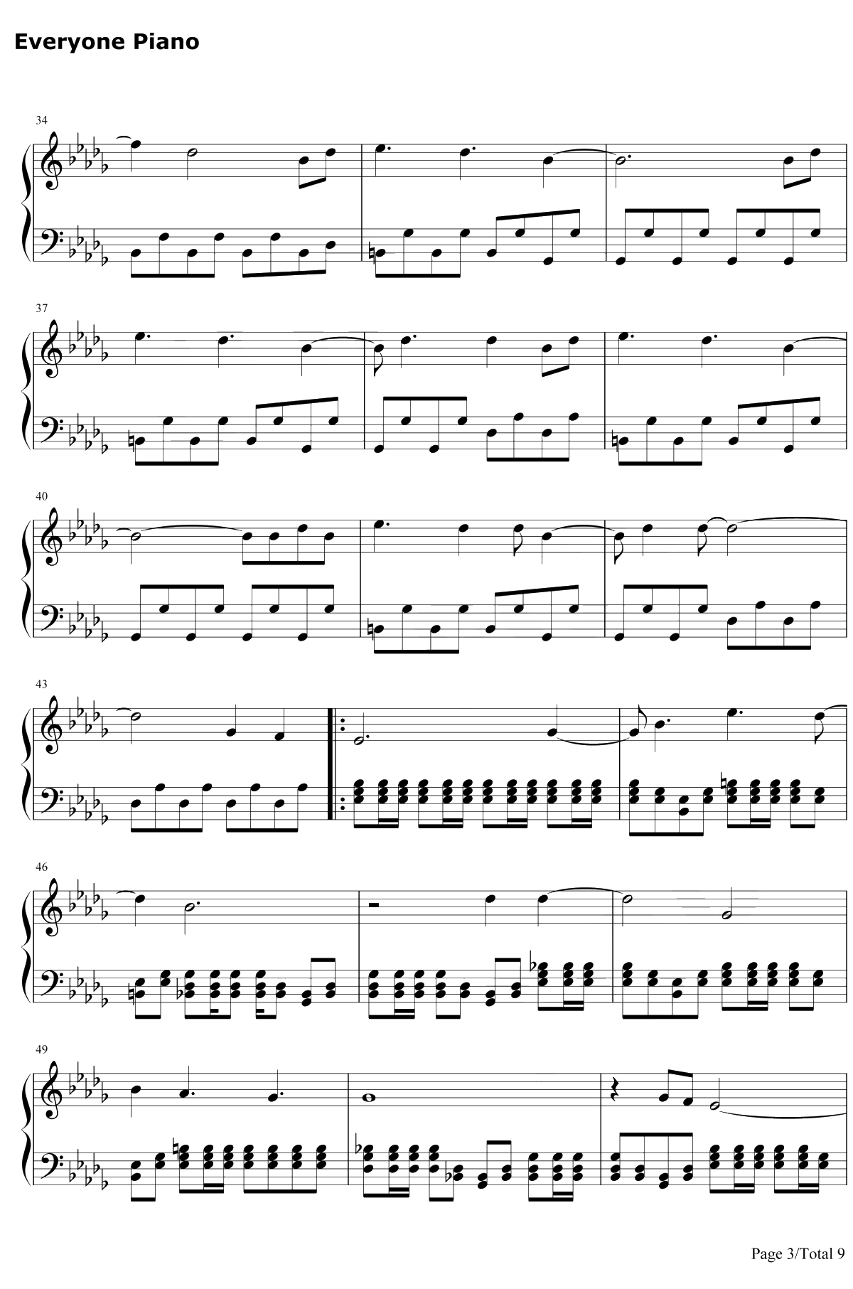 Welcome Home钢琴谱-RadicalFace3