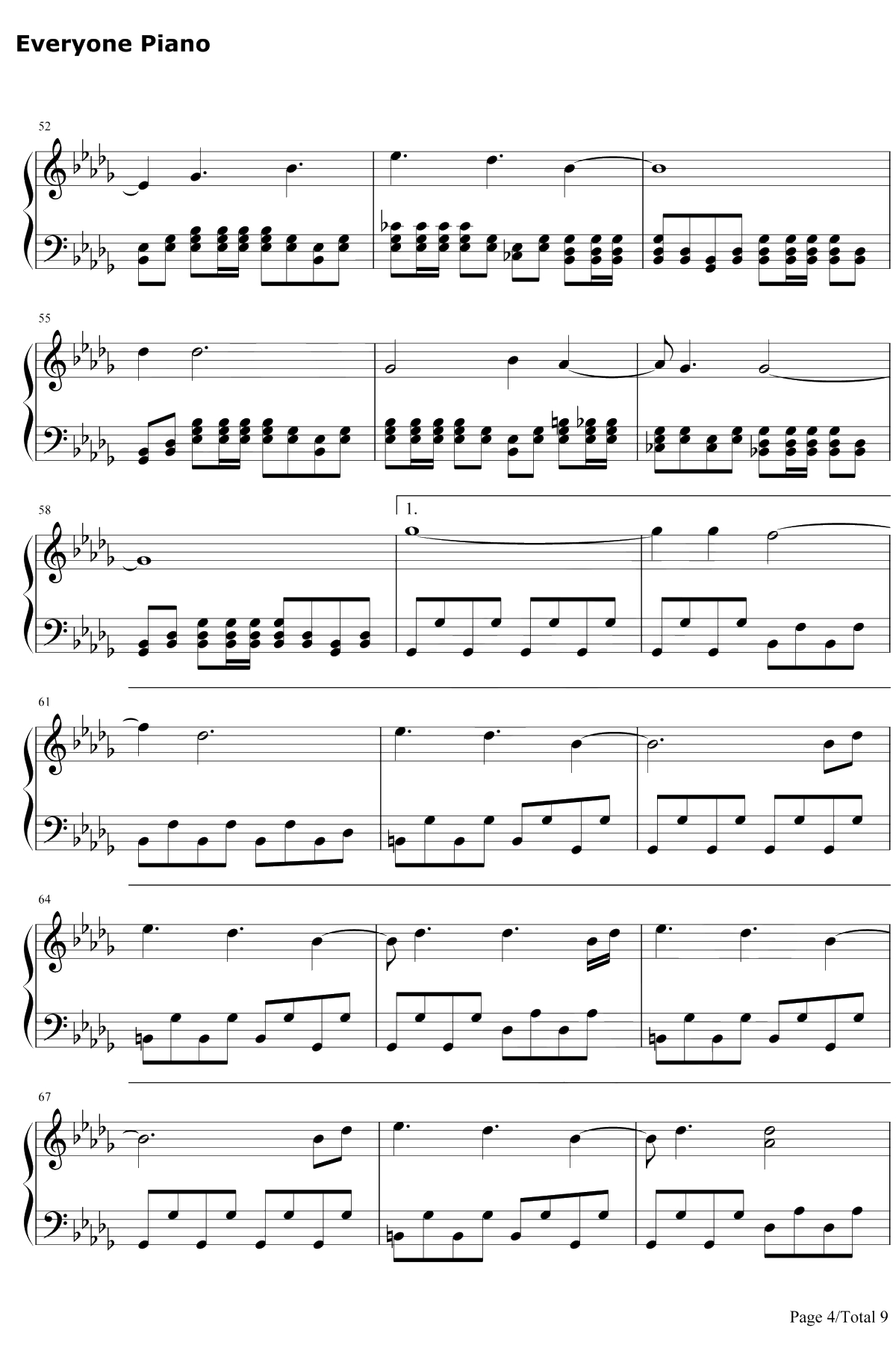 Welcome Home钢琴谱-RadicalFace4