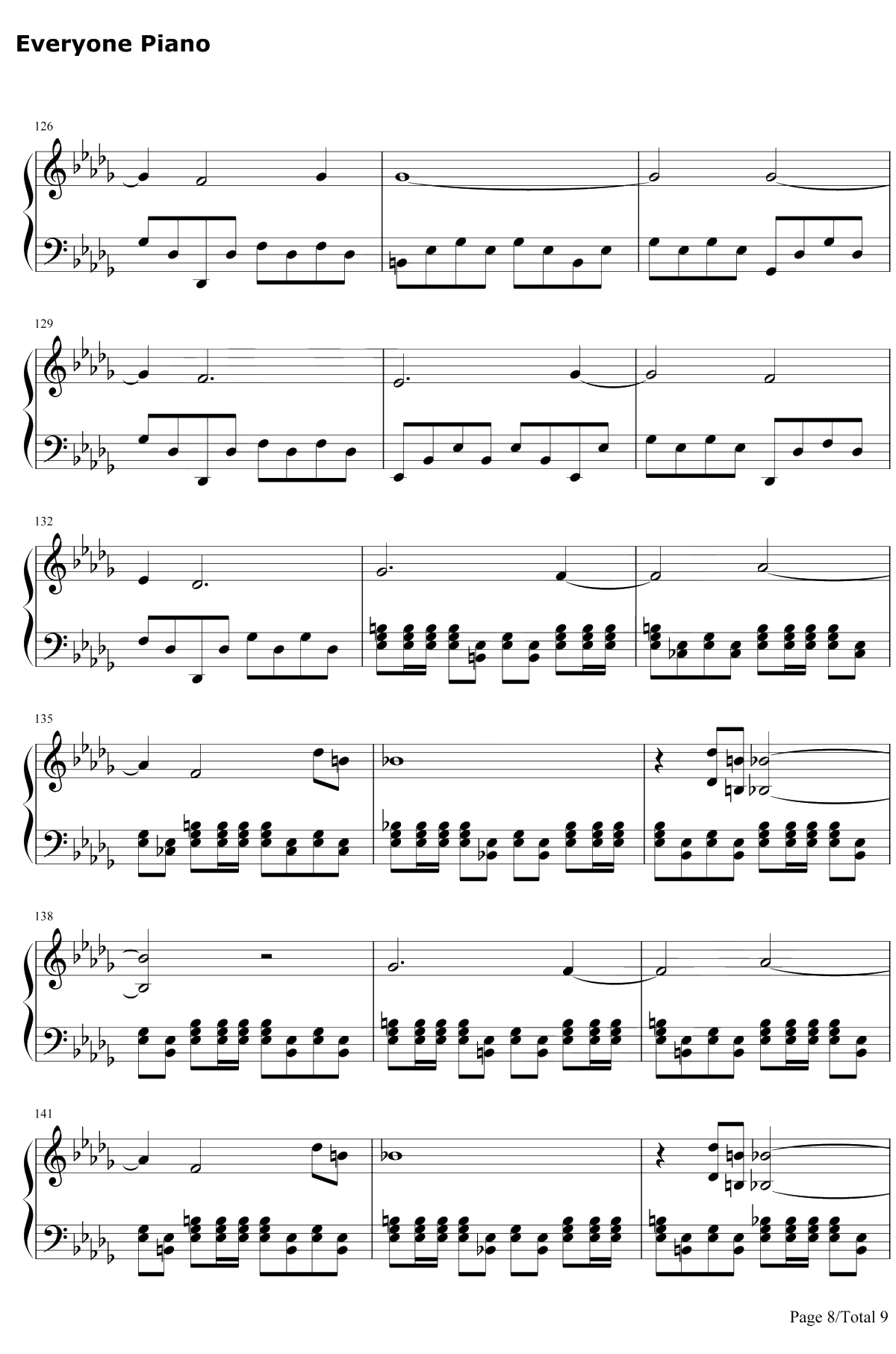 Welcome Home钢琴谱-RadicalFace8