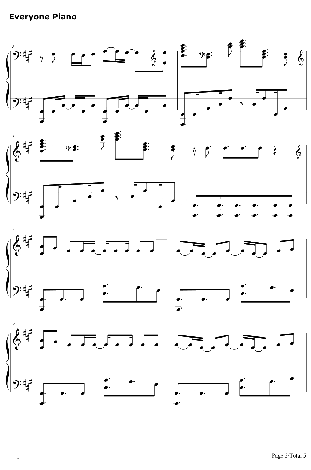 Roar钢琴谱-黑崎真音-魔法禁书目录第三季OP22