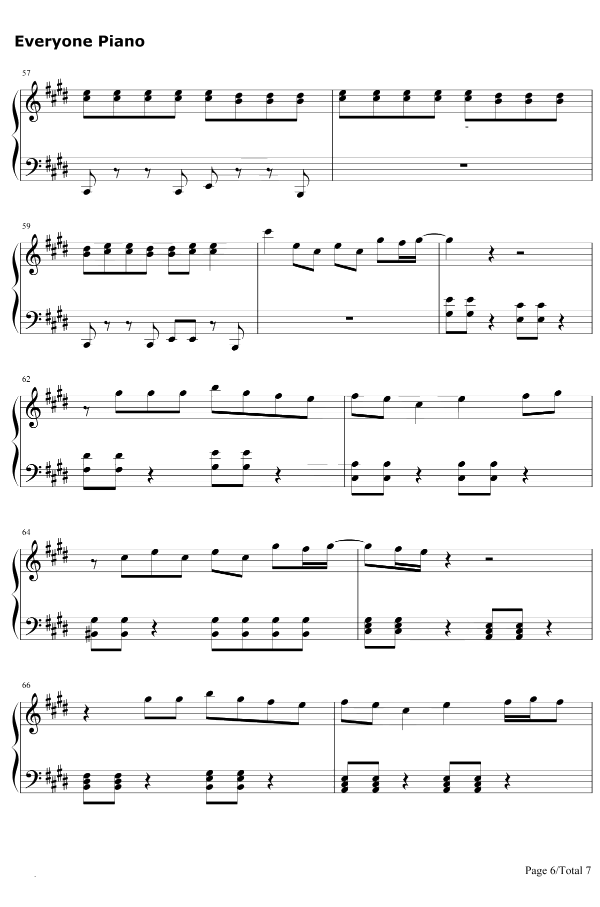 Sucker钢琴谱-JonasBrothers6