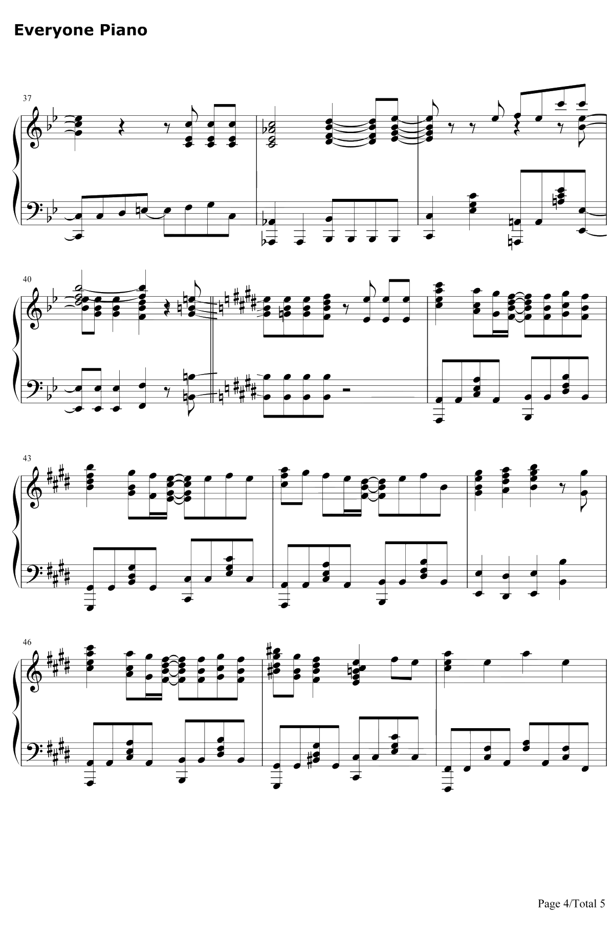 FANTASTIC LOVERS钢琴谱-IronFrill-佐贺偶像是传奇OST4