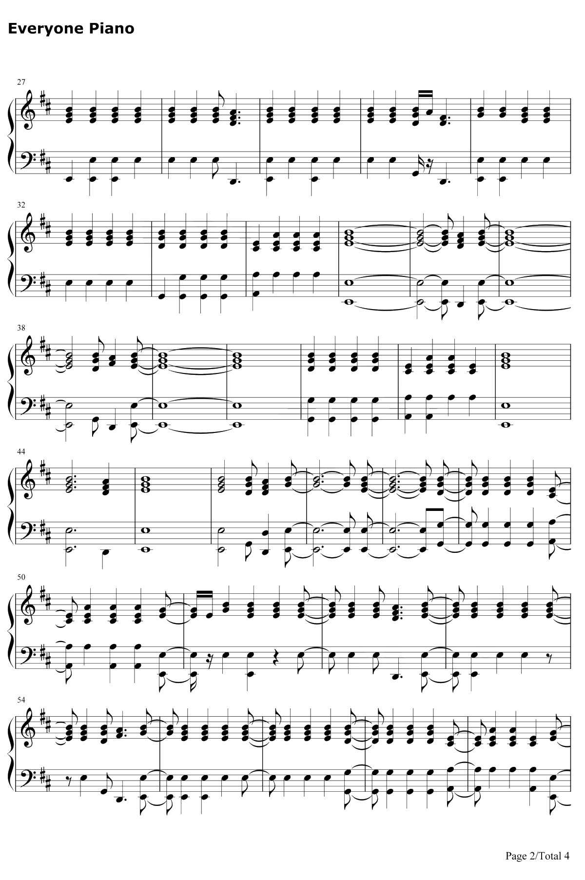 Kiwi钢琴谱-HarryStyles-2017年维多利亚秘密秀秀场音乐2