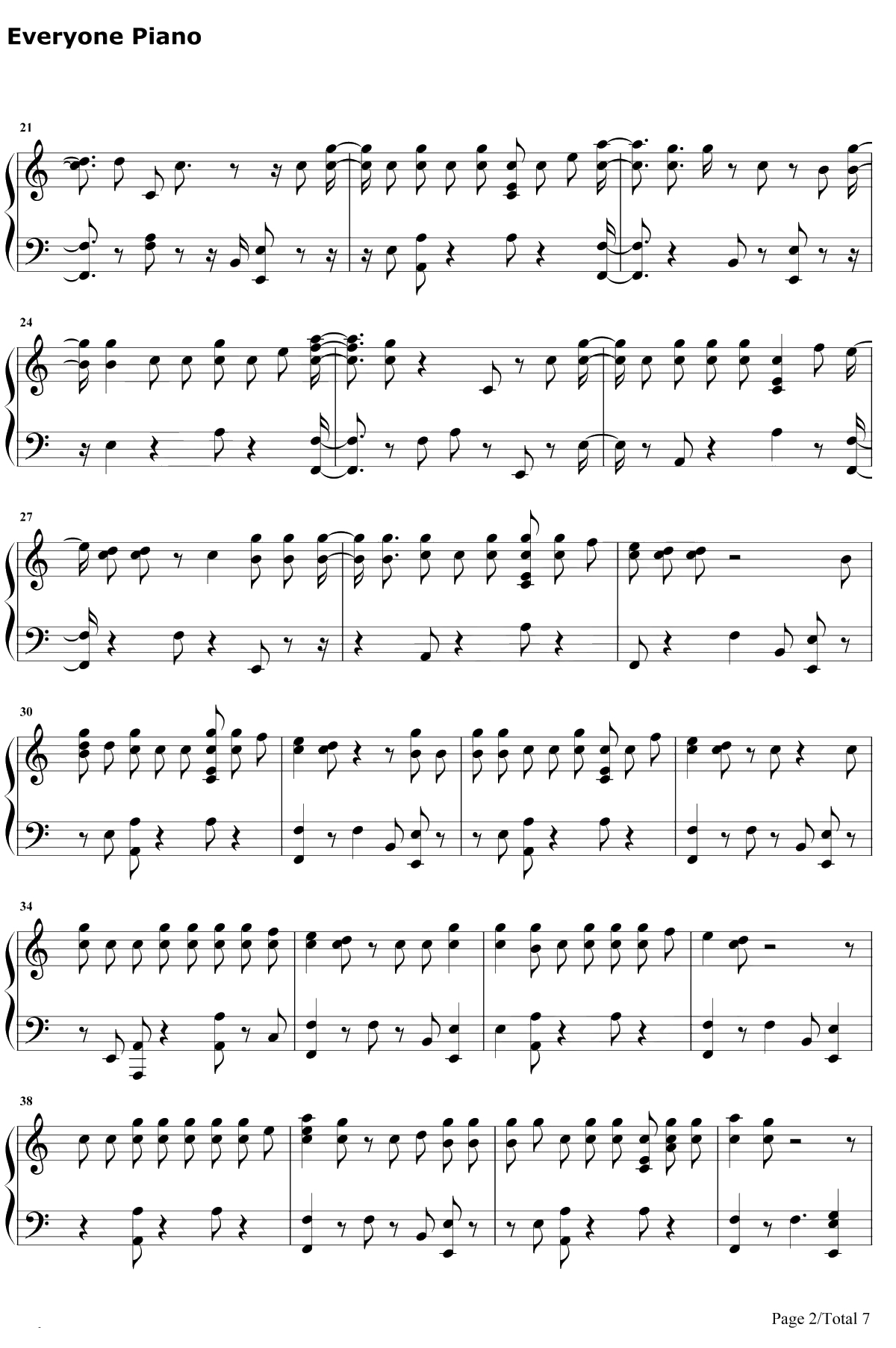 Wanted You钢琴谱-NavLilUziVert2