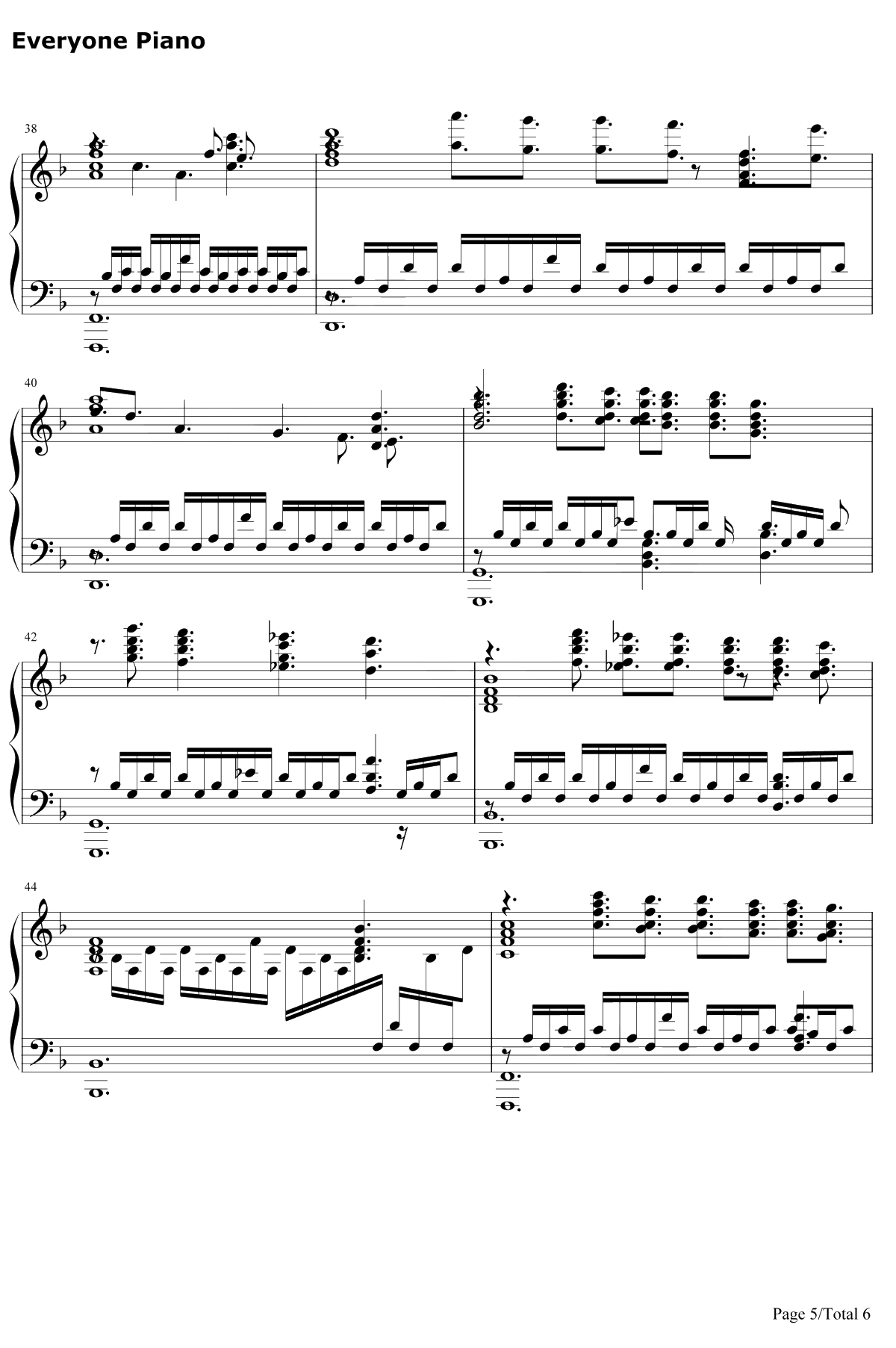 Chevaliers De Sangreal钢琴谱-HansZimmer-达芬奇密码OST5
