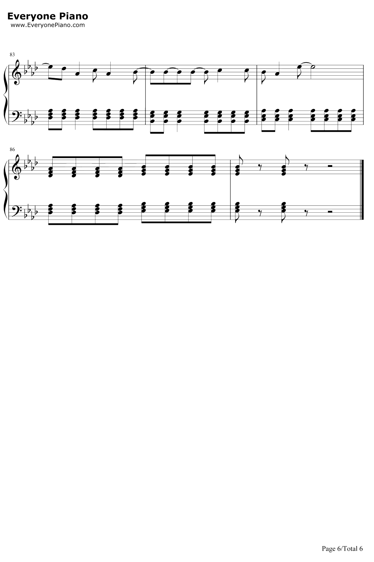 Hooked on aFeeling钢琴谱-BlueSwede-银河护卫队OST6