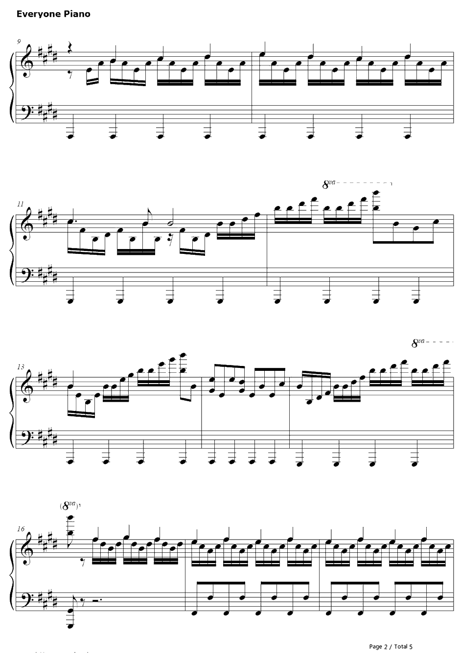 新世界交响楽钢琴谱-さよならポニーテール-斩服少女ED22