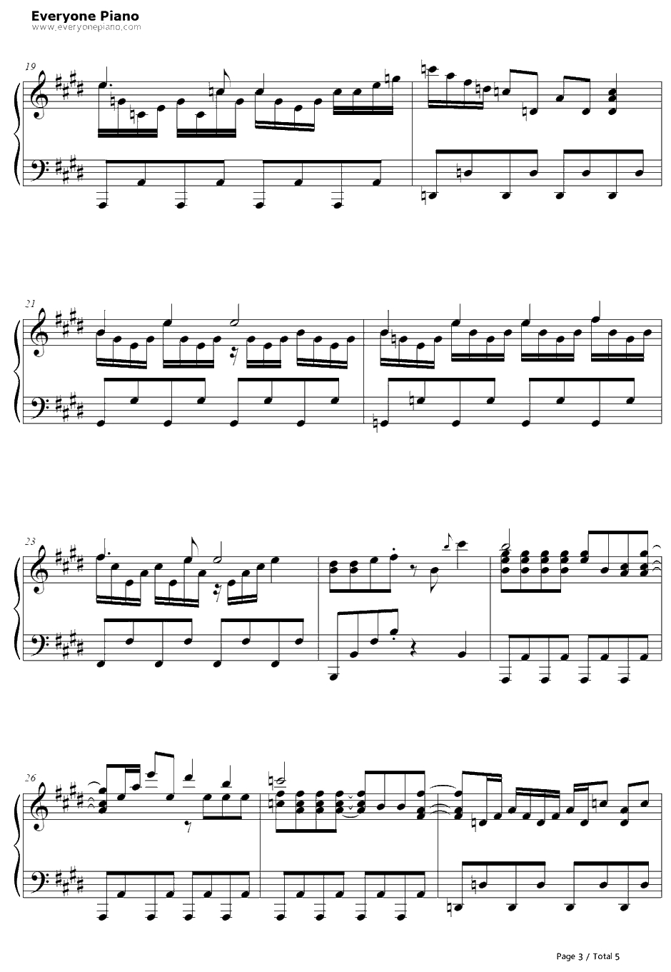 新世界交响楽钢琴谱-さよならポニーテール-斩服少女ED23