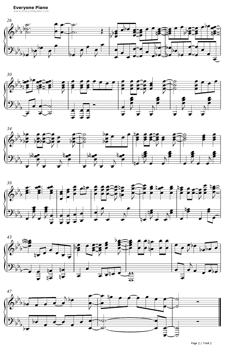 Departure!钢琴谱-小野正利-全职猎人2011重制版OP2