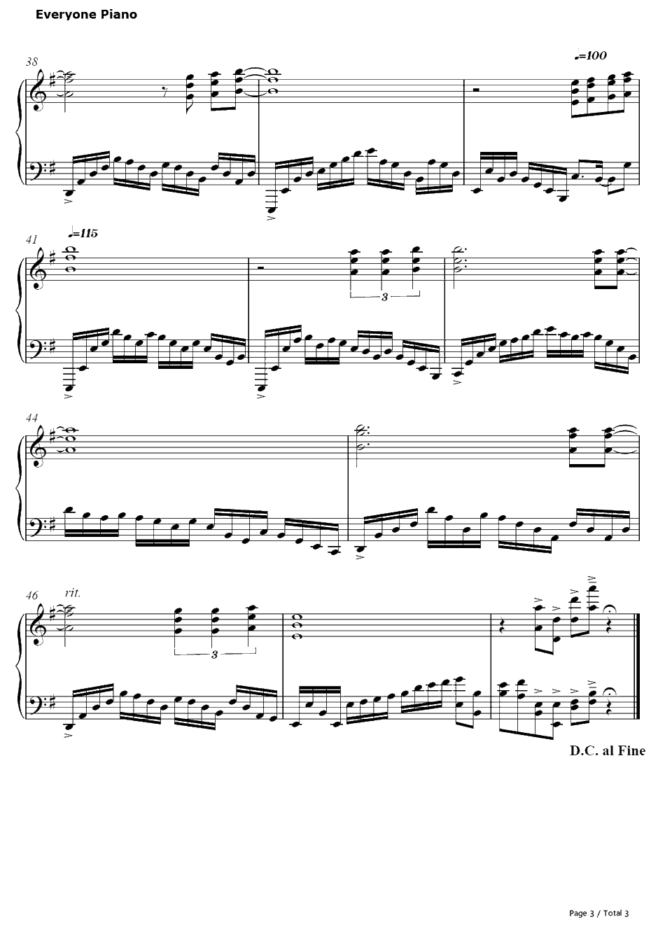 予感钢琴谱-FalcomSoundTeamjdk3