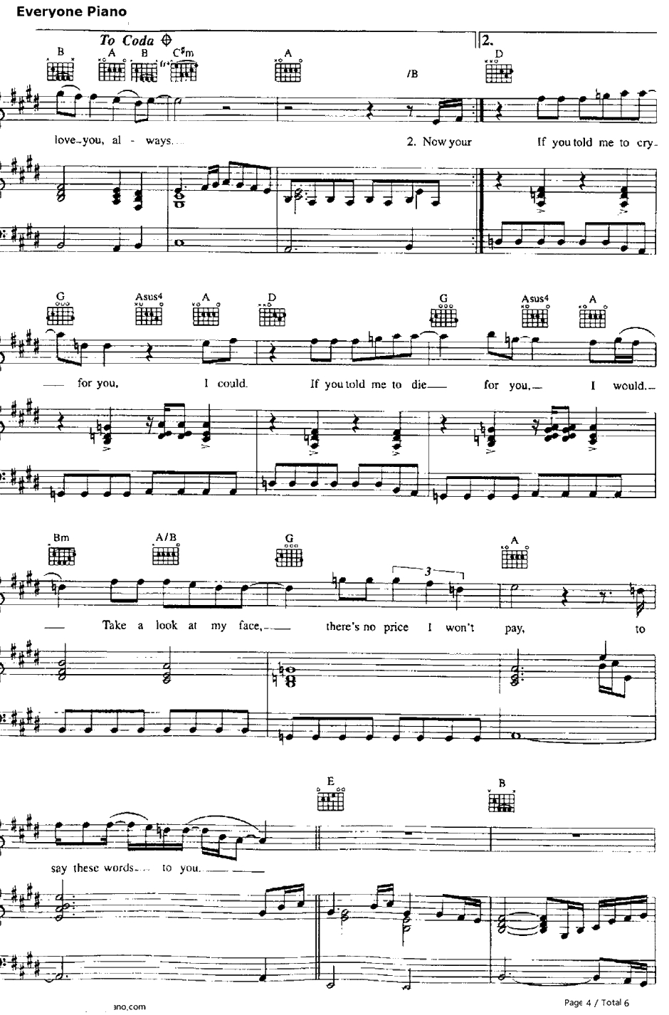 Always钢琴谱-BonJovi-4