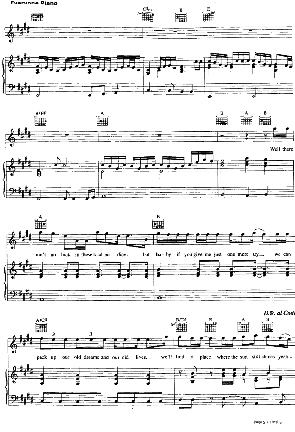 Always钢琴谱-BonJovi-5