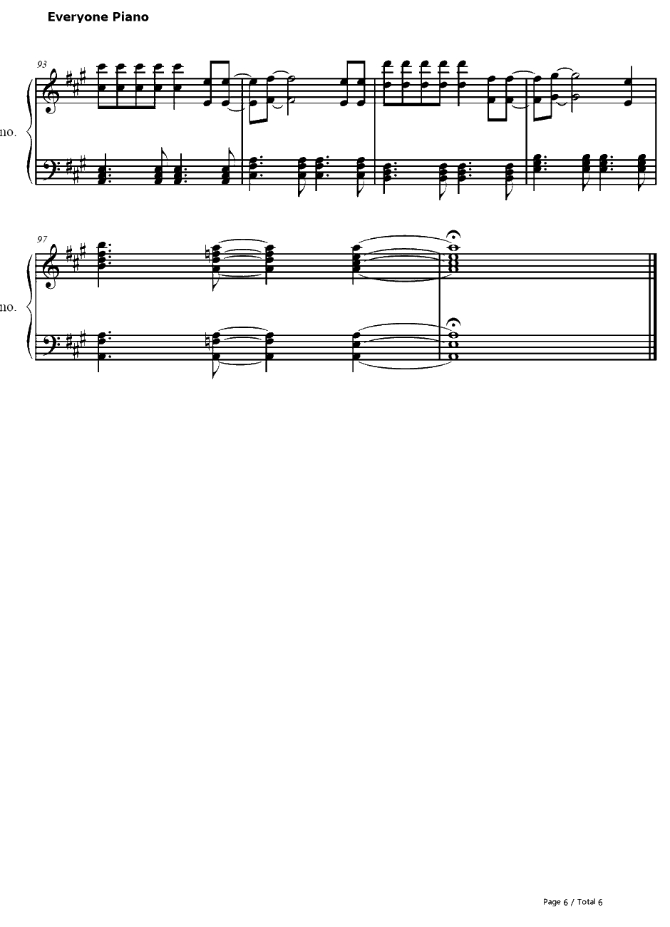 爱·おぼえていますか钢琴谱-饭岛真理-超时空要塞可曾记得爱主题曲6