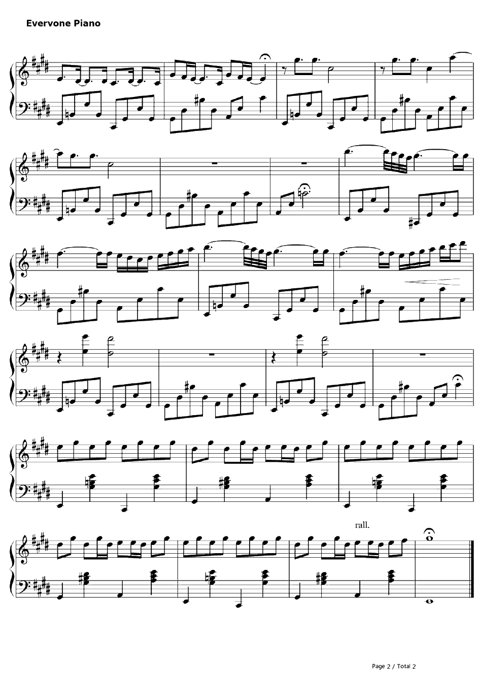 Where Is My Mind钢琴谱-Pixies2