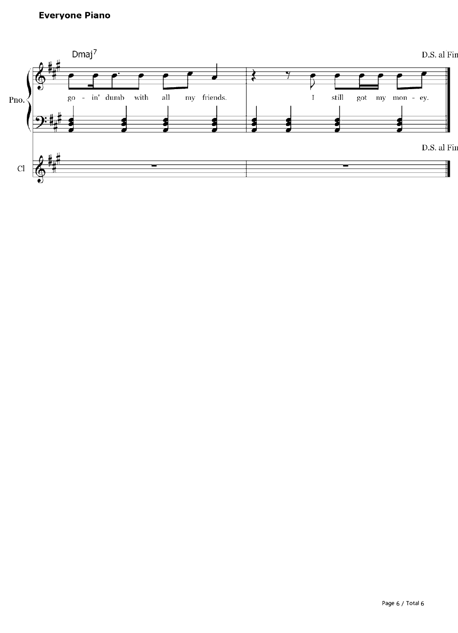 Pour It Up钢琴谱-Rihanna6