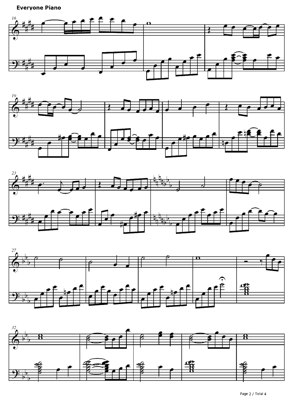 The Fox and the Grapes钢琴谱-OdiakeS-KanonOST2