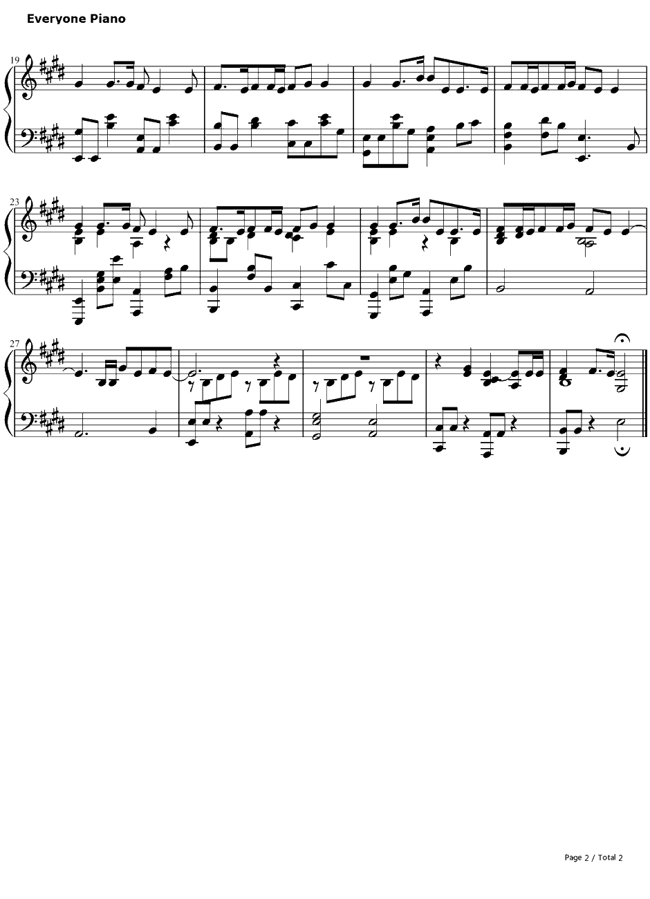 Bon Bon钢琴谱-Hey!Say!7-恋爱情结ED22