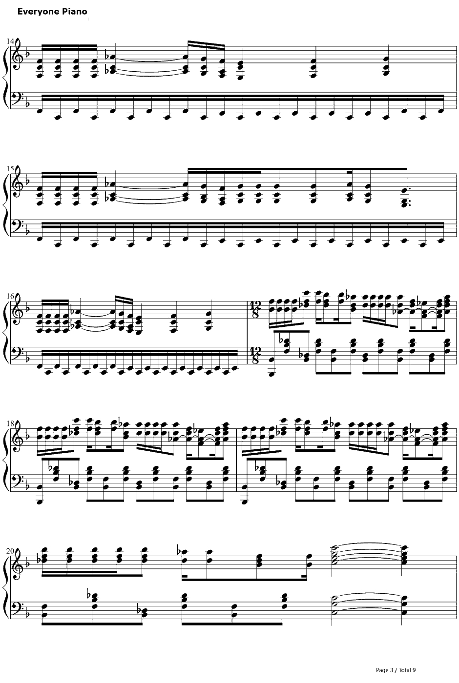 ヴェノマニア公の狂気钢琴谱-恶ノP-神威がくぽ3