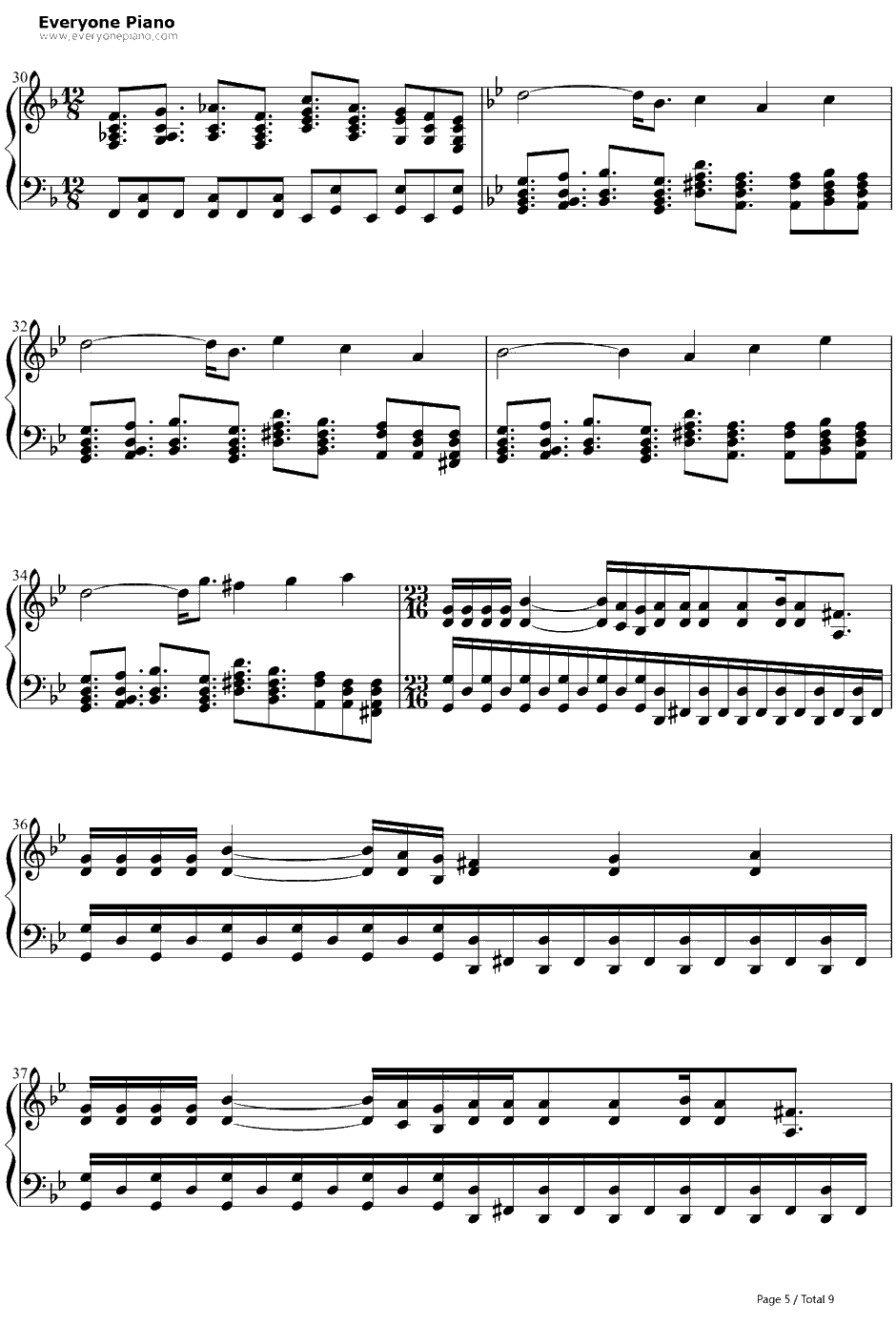 ヴェノマニア公の狂気钢琴谱-恶ノP-神威がくぽ5