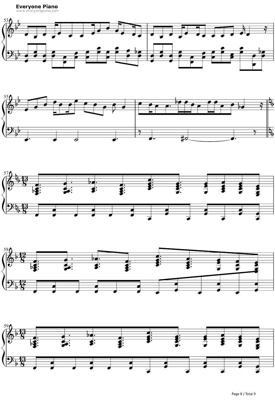 ヴェノマニア公の狂気钢琴谱-恶ノP-神威がくぽ8