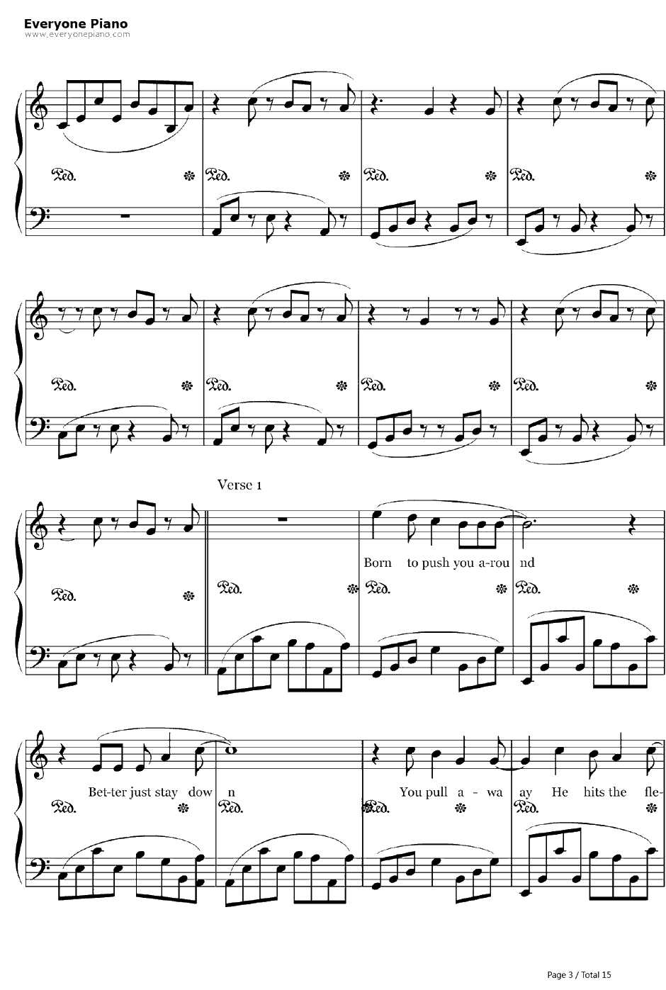 The Day That Never Comes钢琴谱-Metallica3