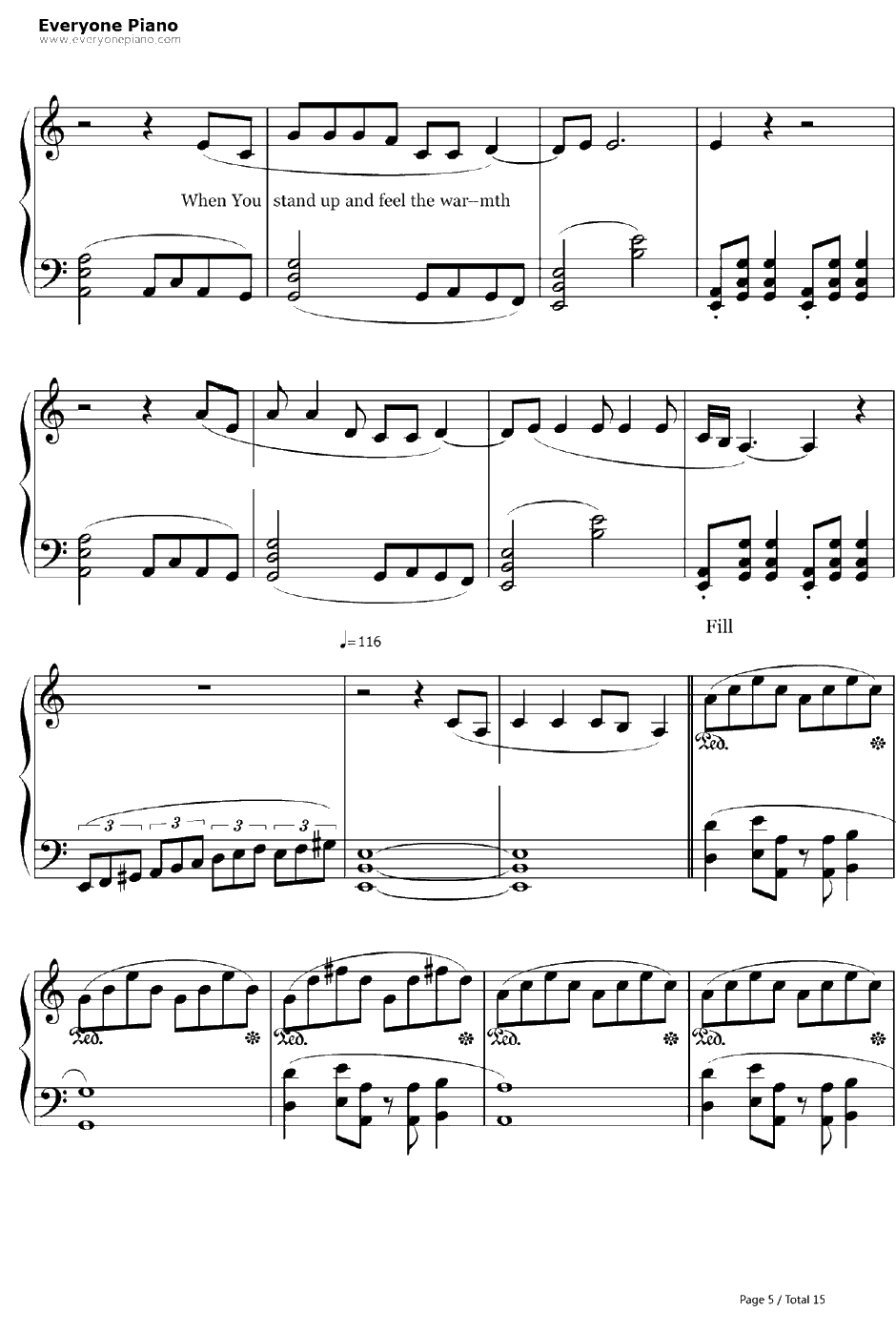 The Day That Never Comes钢琴谱-Metallica5