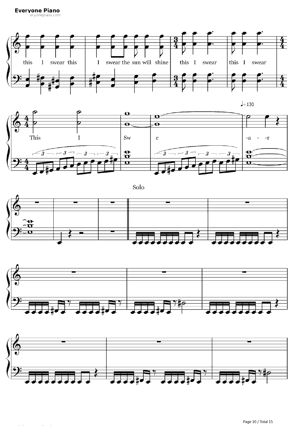 The Day That Never Comes钢琴谱-Metallica10