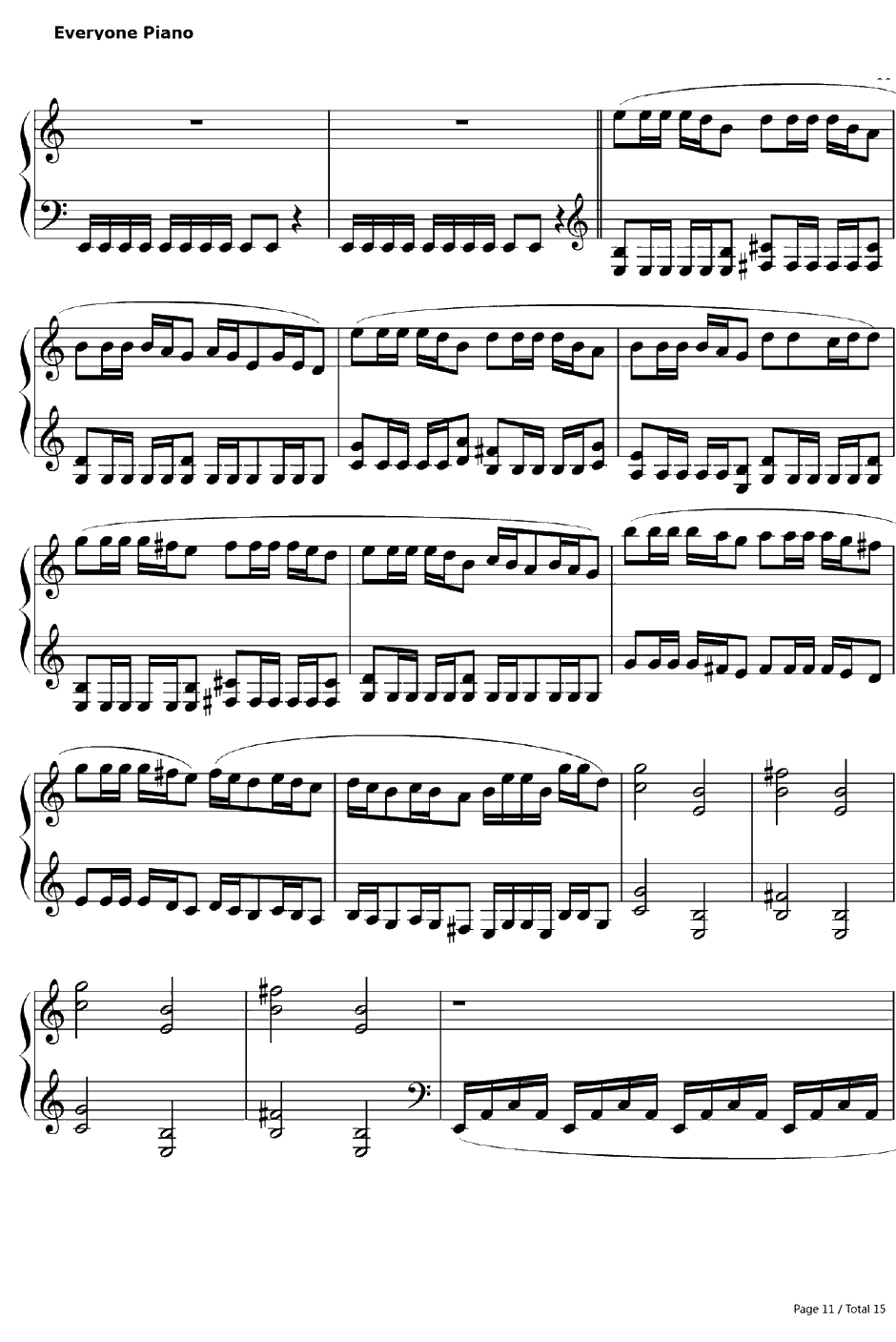 The Day That Never Comes钢琴谱-Metallica11