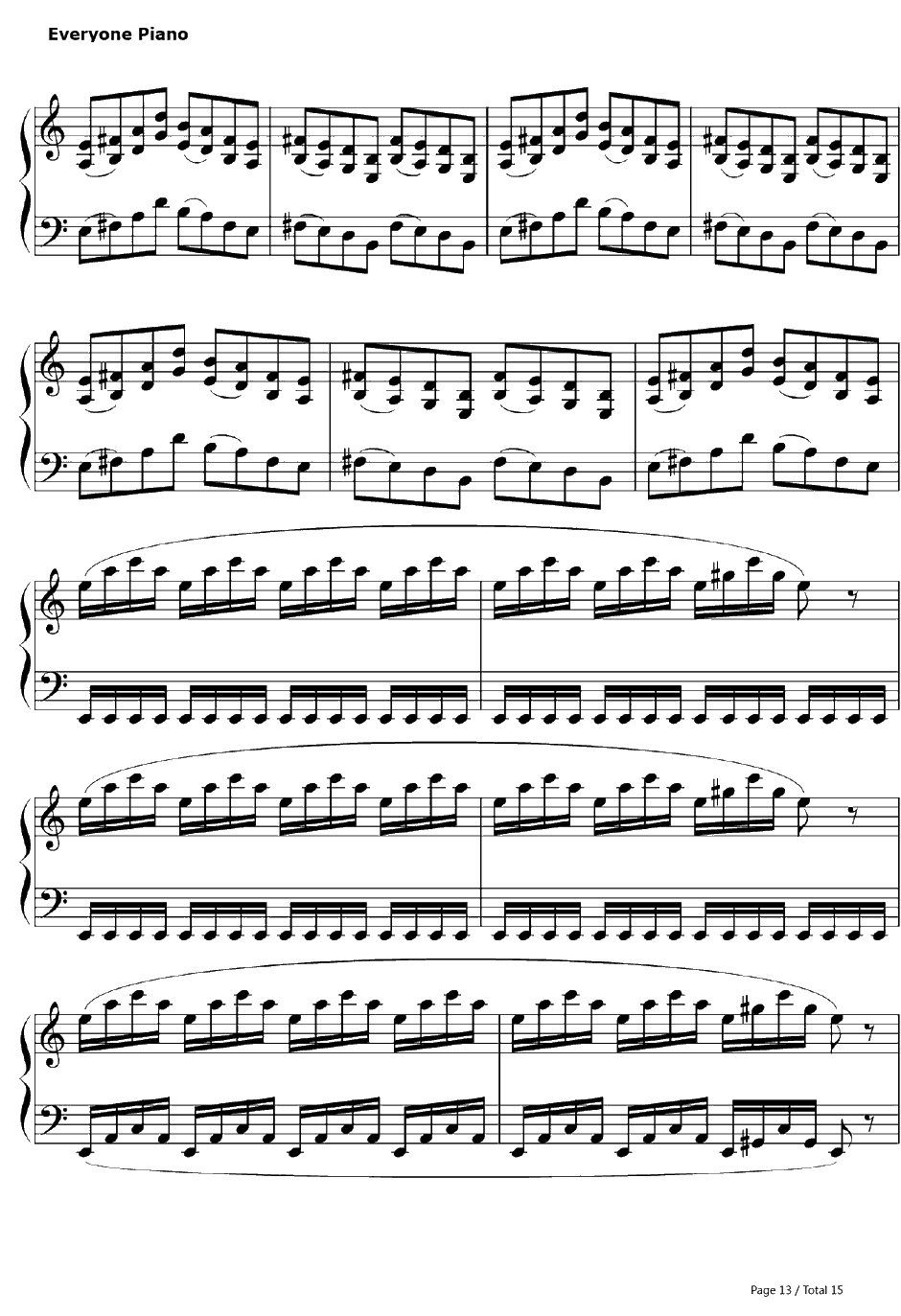 The Day That Never Comes钢琴谱-Metallica13