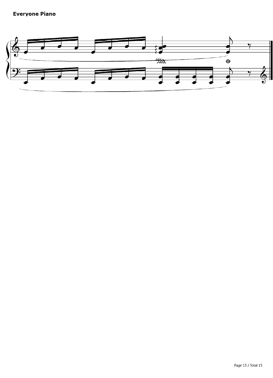 The Day That Never Comes钢琴谱-Metallica15