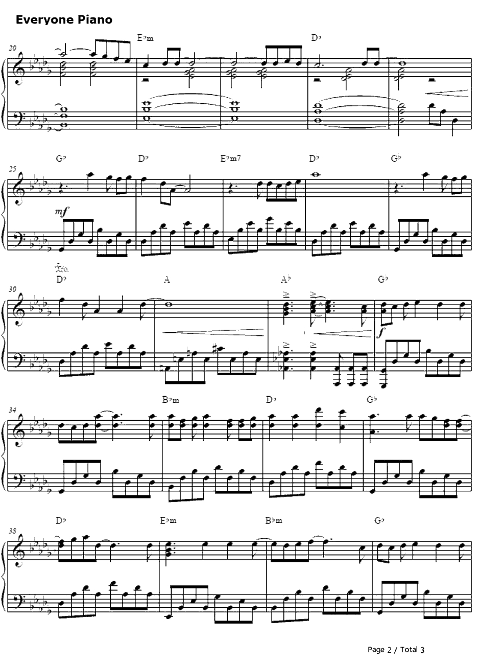 ビードロ模様钢琴谱-やなぎなぎ-あの夏で待ってるED2